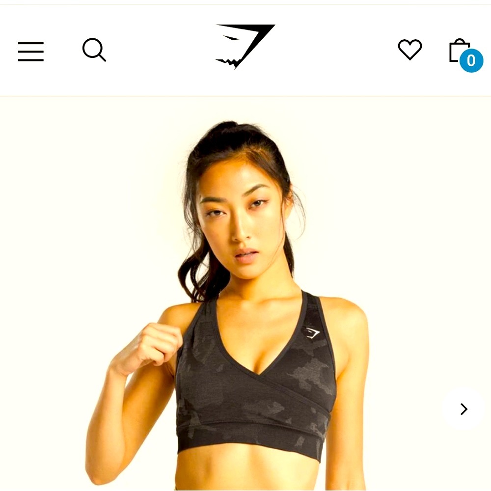Gym Shark Adapt Camo sports bra - Picture 1 of 3